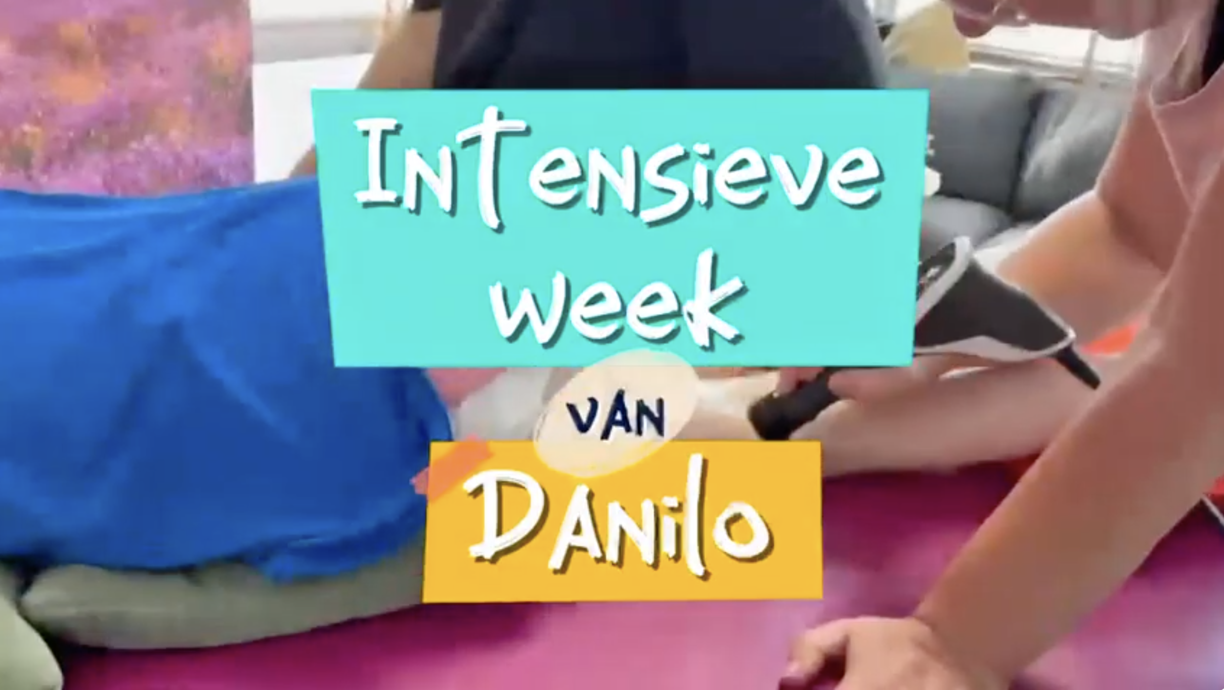 Intensieve neuro-revalidatieweek van Danilo